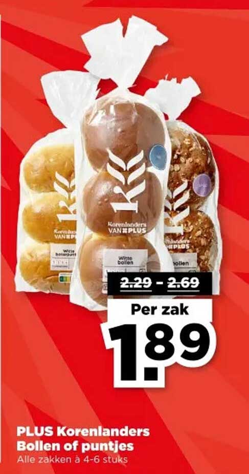 PLUS Korenlanders Bollen of puntjes