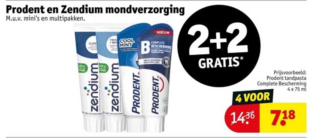 Prodent en Zendium mondverzorging