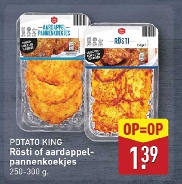 Rösti of aardappel-pannenkoekjes