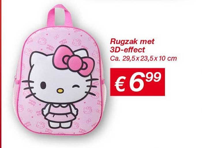 Rugzak met 3D-effect
