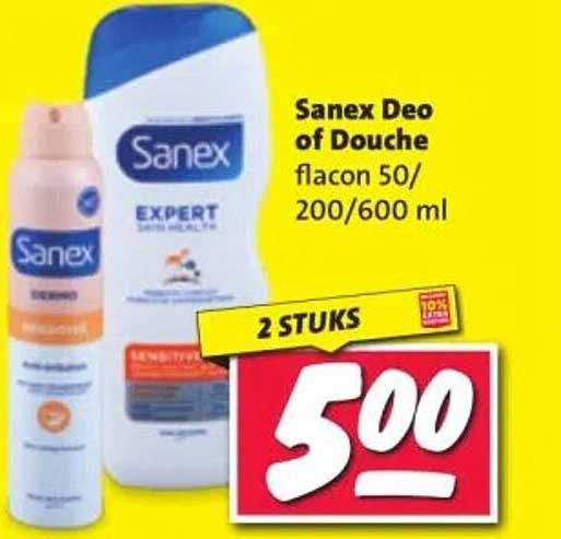 Sanex Deo of Douche flacon 50/200/600 ml