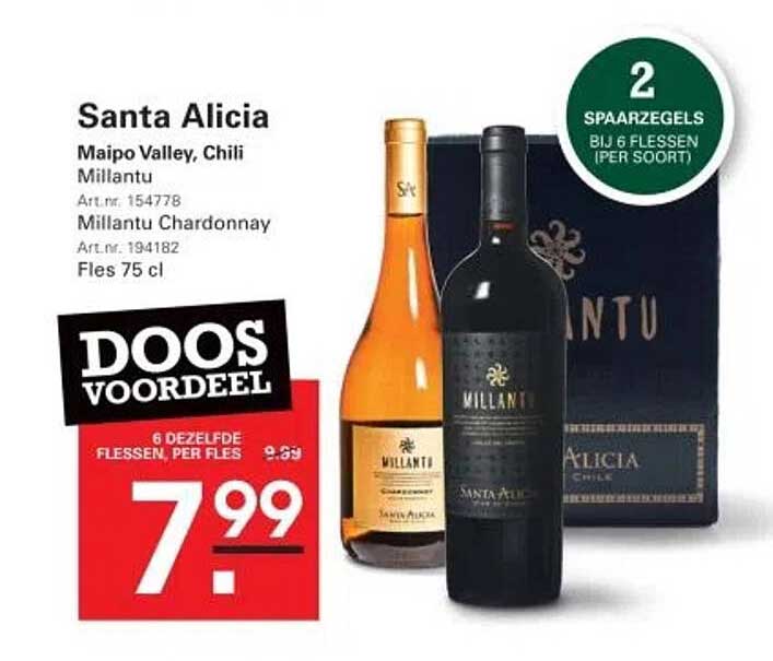 Santa Alicia Maipo Valley, Chili Millantu