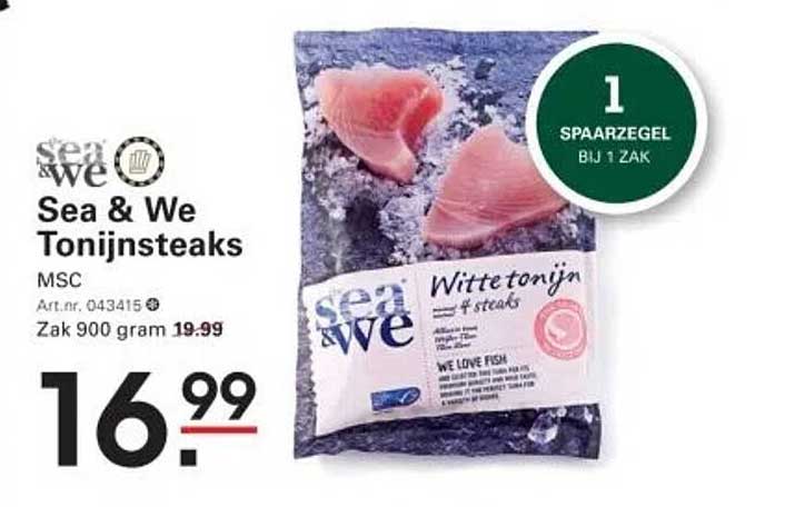Sea & We Tonijnsteaks