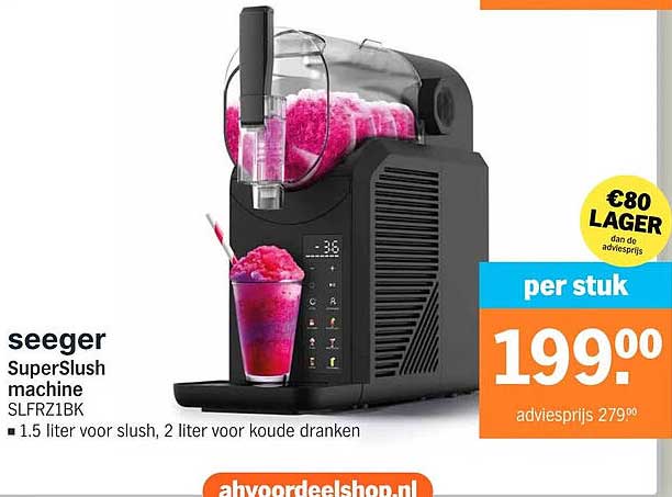 seeger SuperSlush machine SLFRZ1BK
