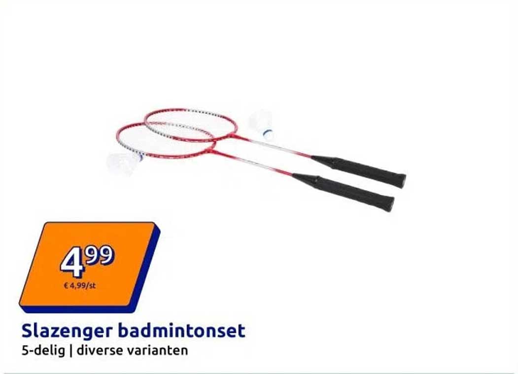 Slazenger badmintontonset 5-delig | diverse varianten