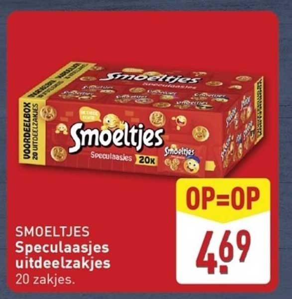 SMOELTJES Speculaasjes uitdeelzakjes