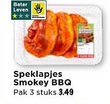 Speklapjes Smokey BBQ