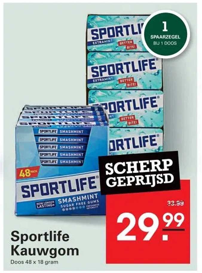 Sportlife Kauwgom