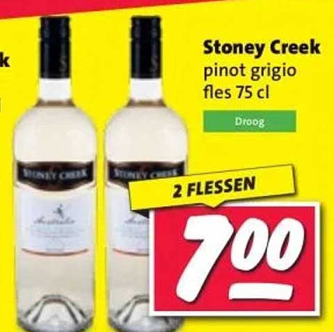Stoney Creek pinot grigio fles 75 cl