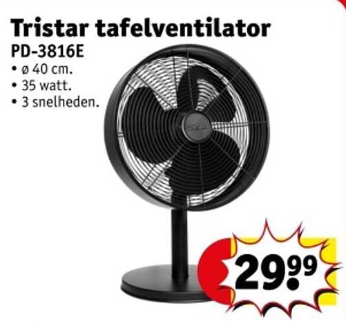Tristar tafelventilator PD-3816E