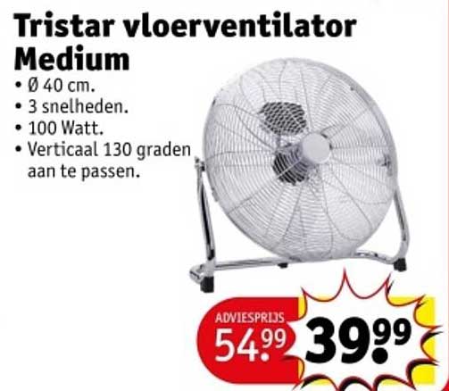 Tristar vloerventilator Medium