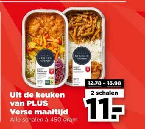 Uit de keuken van PLUS Verse maaltijd