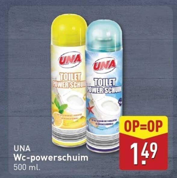 UNA Wc-powerschuim 500 ml.