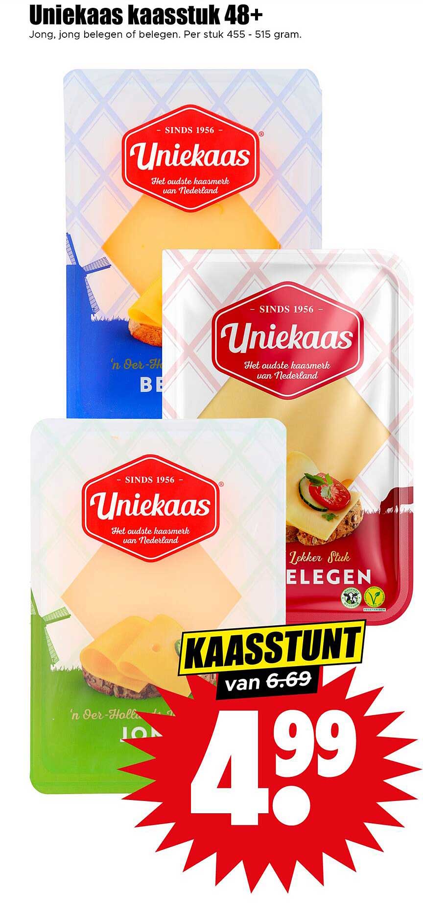 Uniekaas kaasstuk 48+