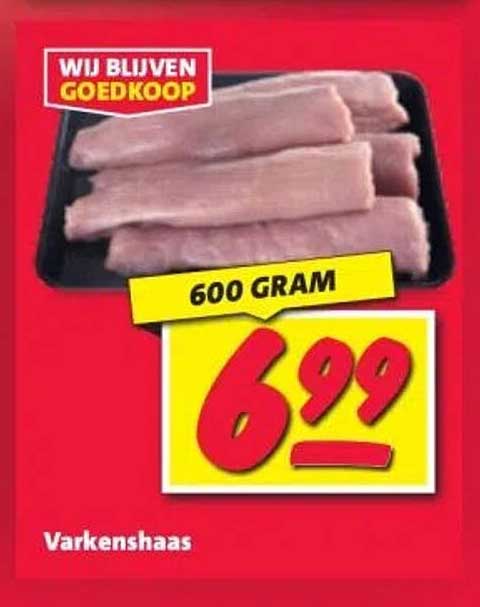 Varkenshaas 600 GRAM