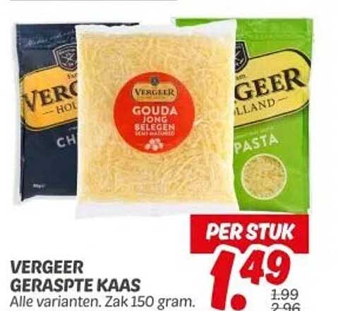 VERGEER GERASPTE KAAS