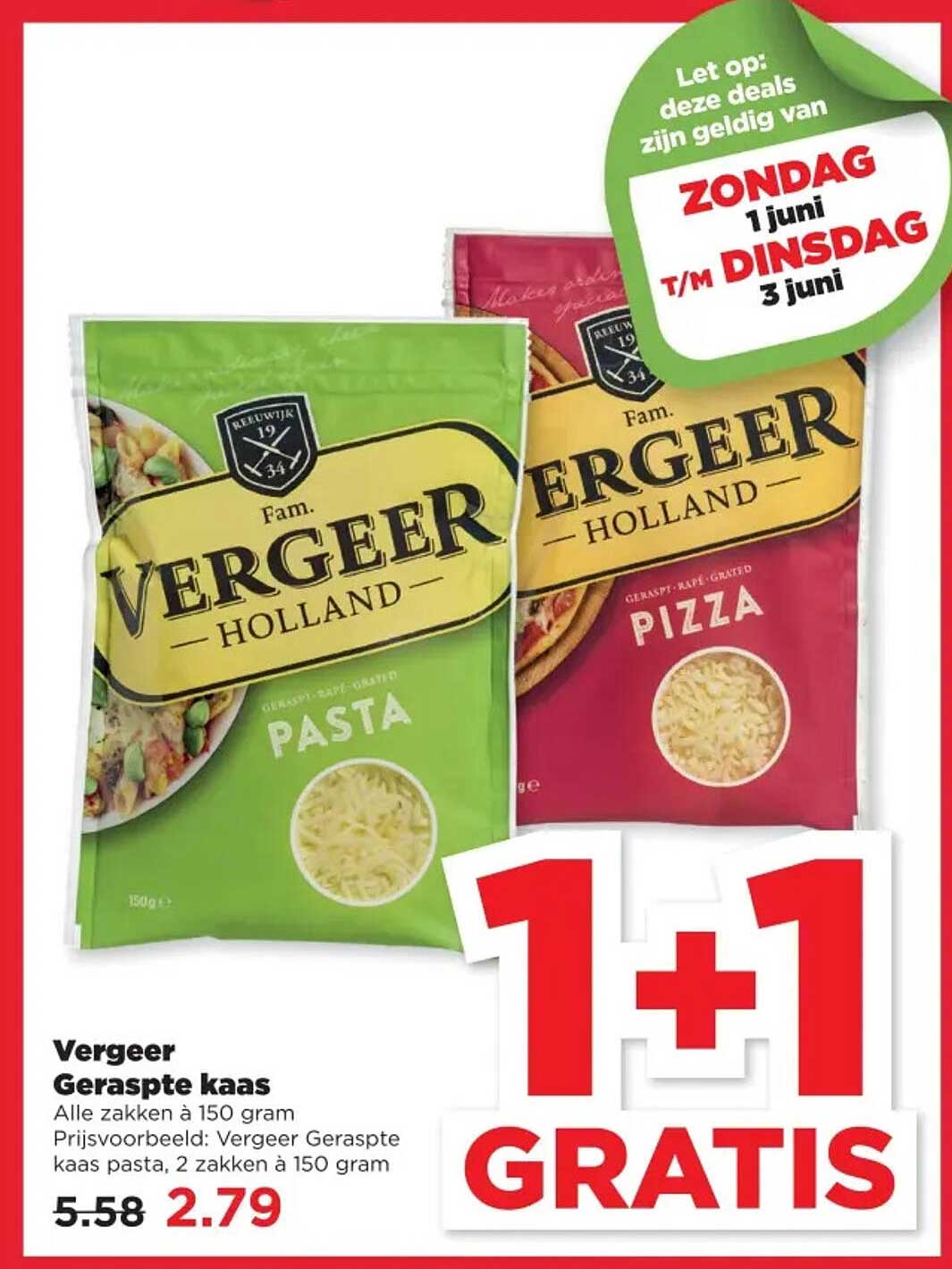 Vergpeer Geraspte kaas