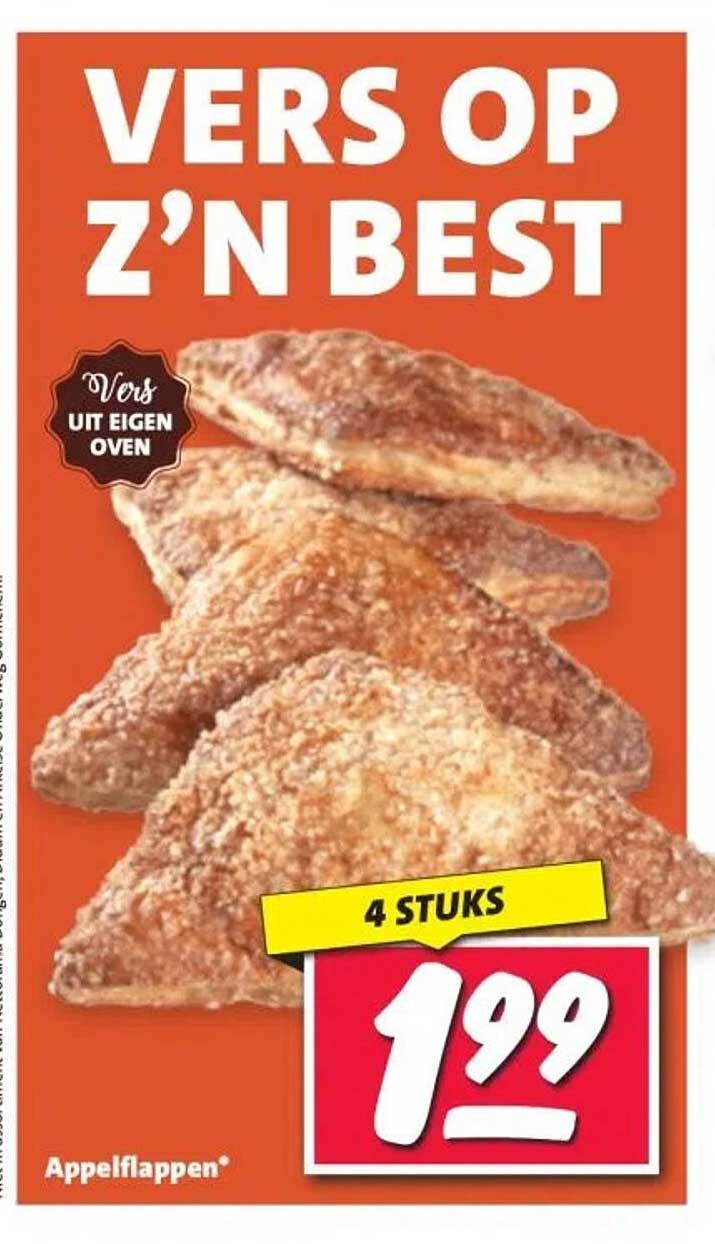 VERS OP Z' N BEST 4 STUKS