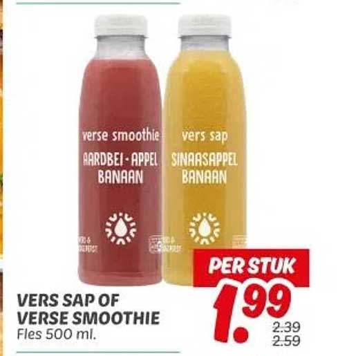 VERS SAP OF VERSE SMOOTHIE FLES 500 ML.