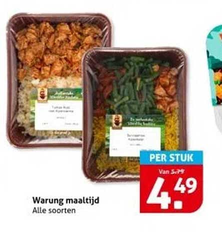 Warung maaltijd - Alle soorten