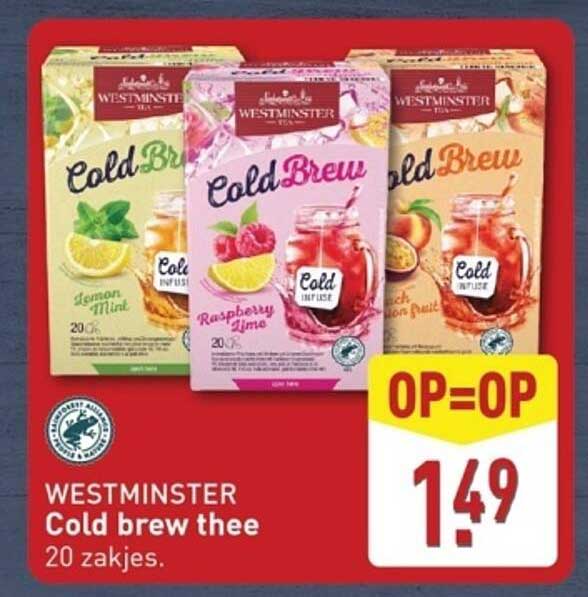 WESTMINSTER Cold brew thee 20 zakjes.