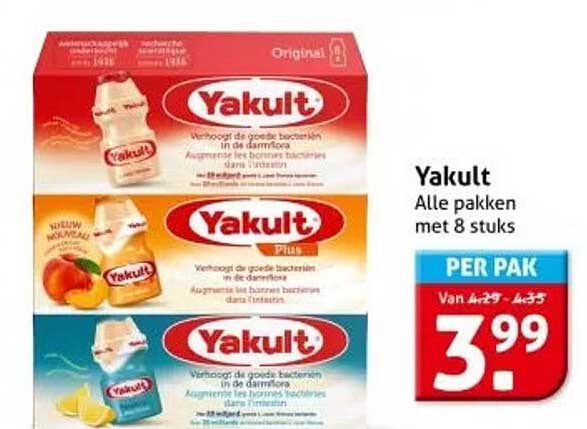 Yakult Alle pakken met 8 stuks