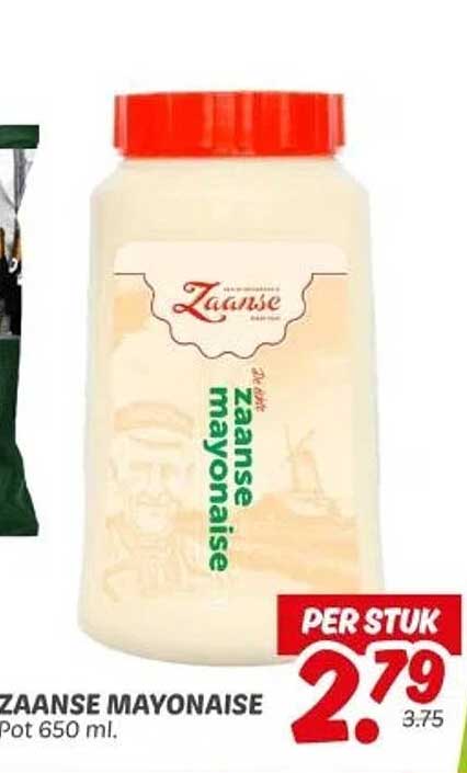 Zaanse Mayonaise Pot 650 ml.