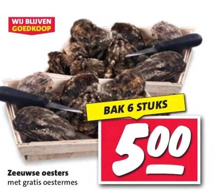Zeeuwse oesters met gratis oestermes
