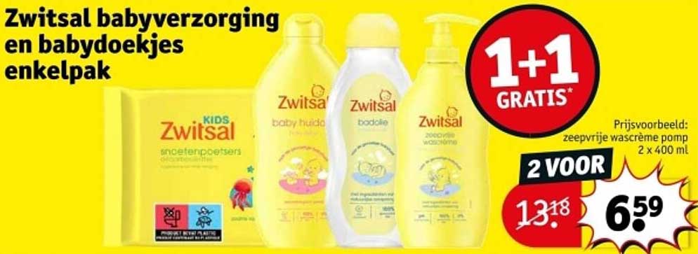 Zwitsal babyverzorging en babydoekjes enkelpak