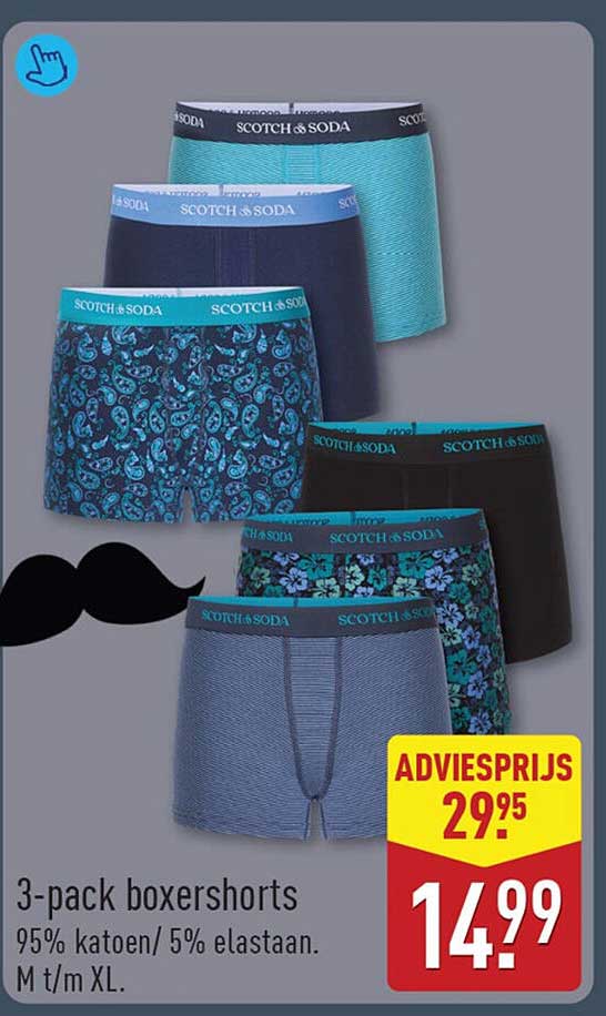 3-pack boxershorts