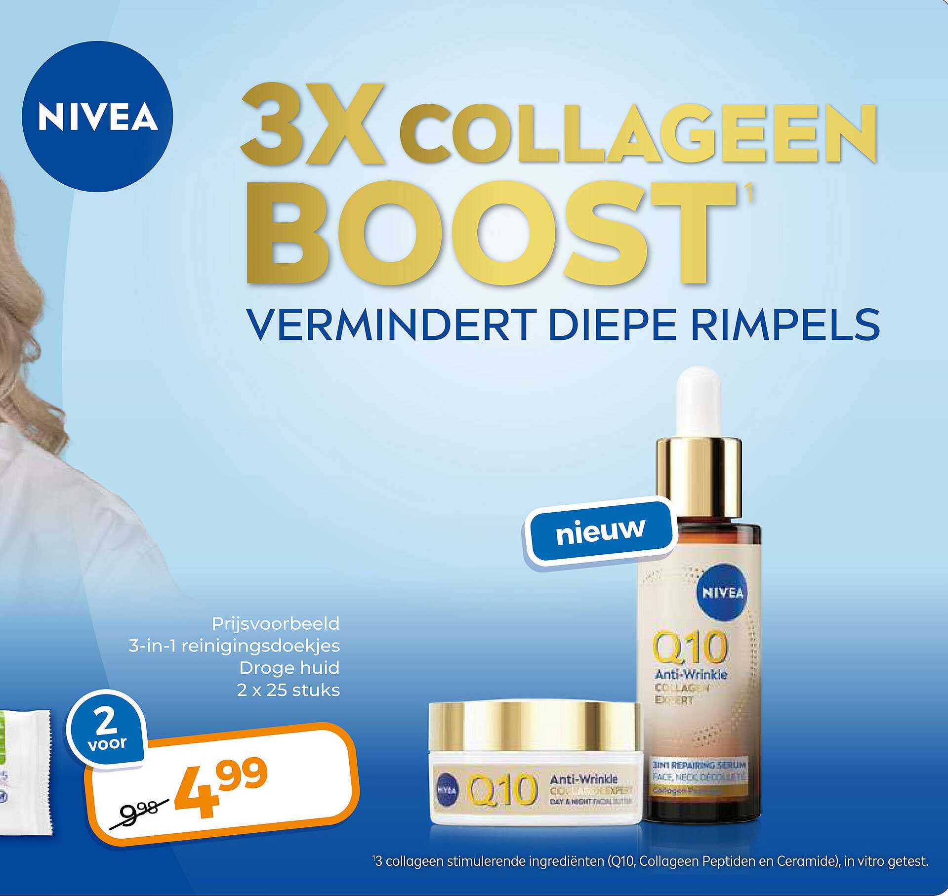 3X COLLAGEEN BOOST Vermindert diepe rimpels