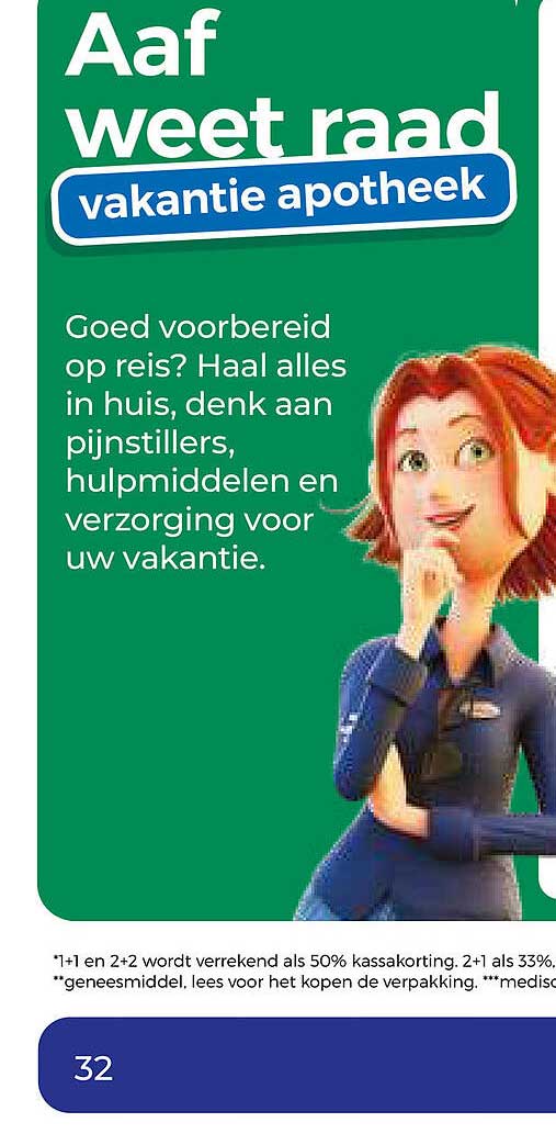Aaf weet raad vakantie apotheek