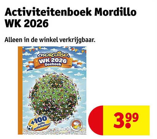 Activiteitenboek Mordillo WK 2026