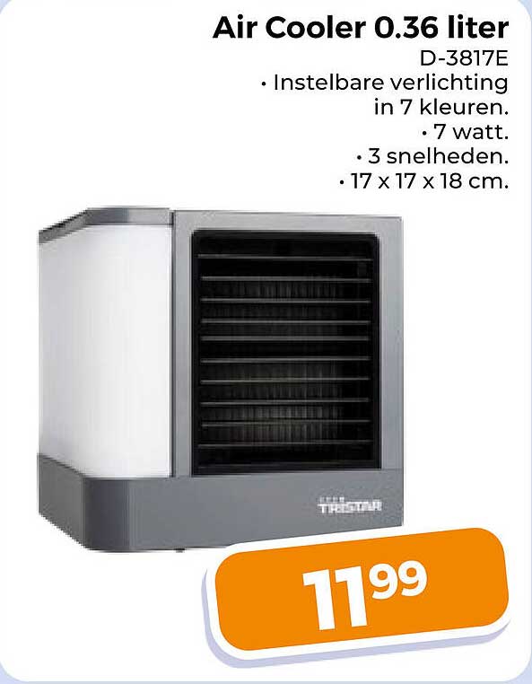 Air Cooler 0.36 liter D-3817E