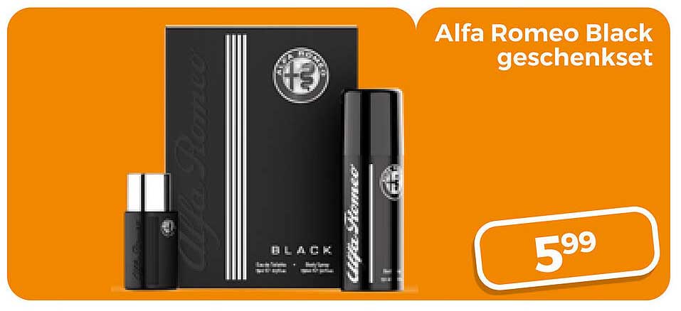 Alfa Romeo Black geschenkset