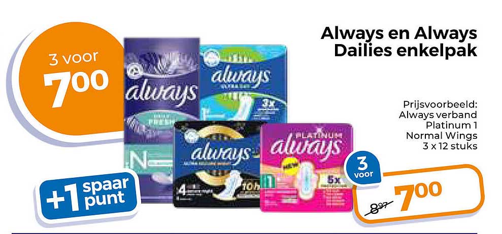 Always en Always Dailies enkelpak