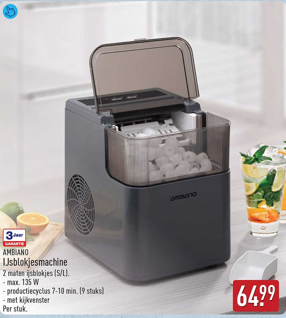 AMBIANO Ijsblokjesmachine
