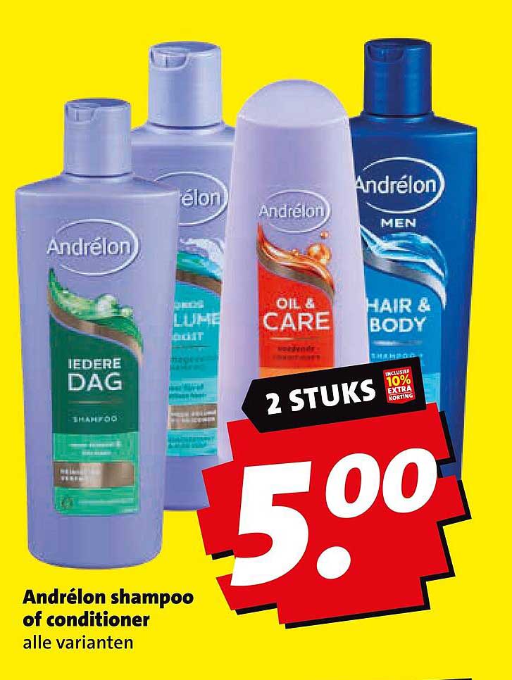 Andrélon shampoo of conditioner alle varianten 2 stuks
