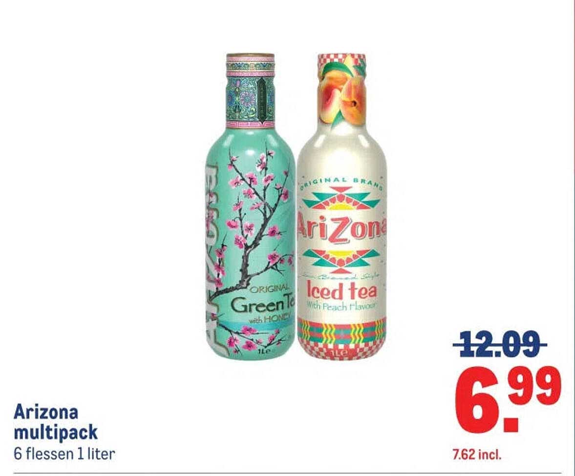 Arizona multipack 6 flessen 1 liter