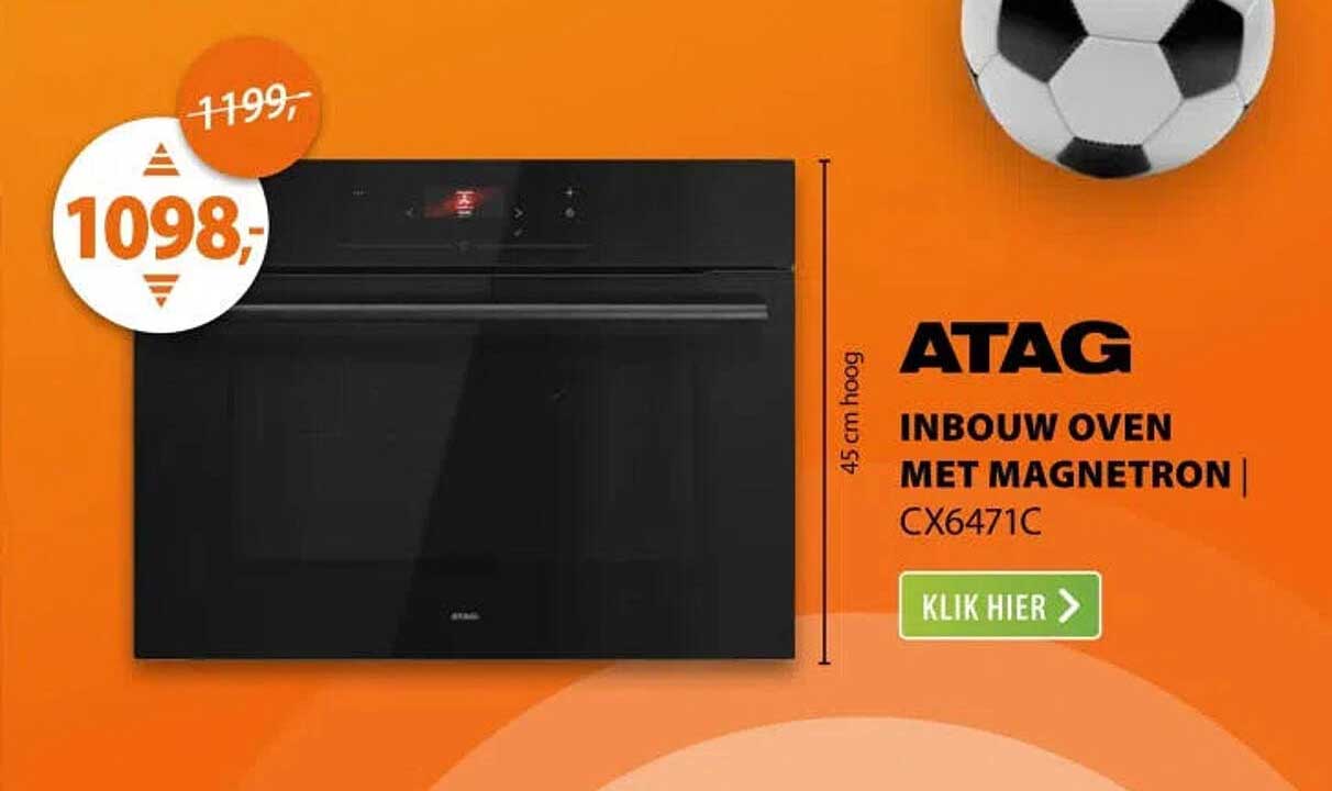 ATAG Inbouw oven met magnetron CX6471C