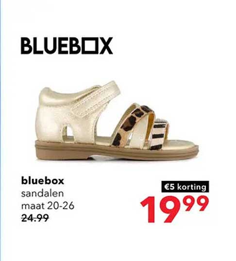 bluebox sandalen maat 20-26 €5 korting