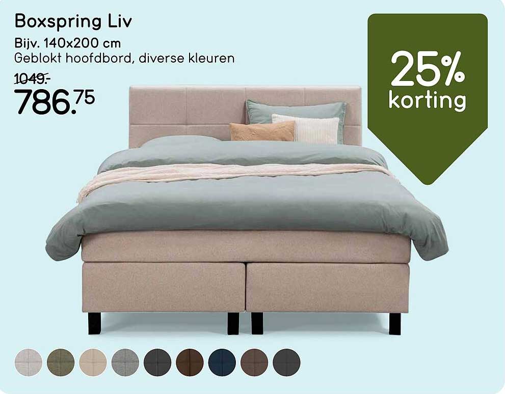 Boxspring Liv