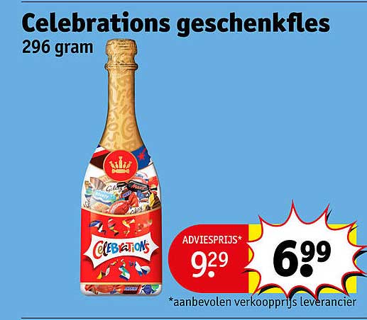 Celebrations geschenkfles 296 gram