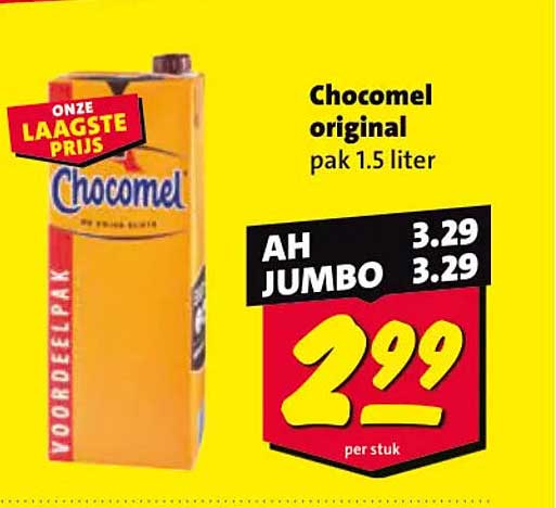 Chocomel original pak 1.5 liter