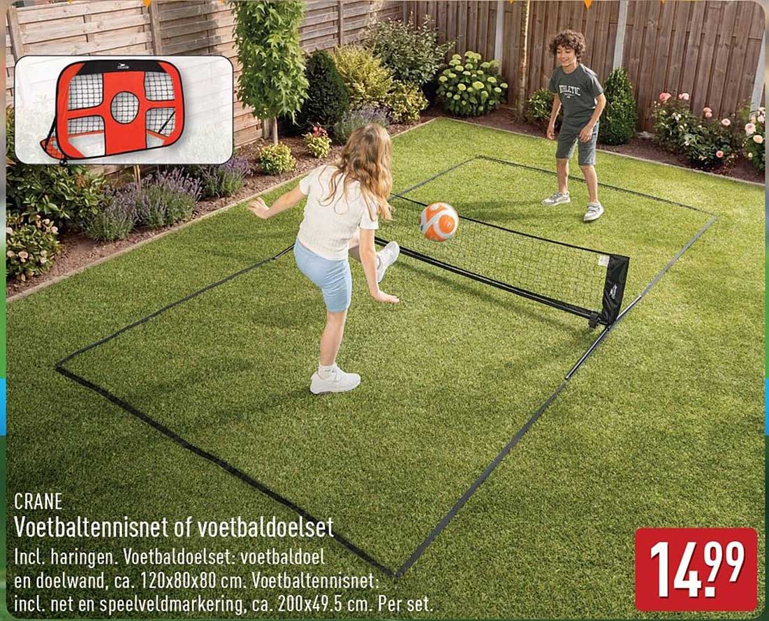 CRANE Voetbaltennisnet of voetbaldoelset
