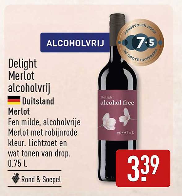 Delight Merlot alcoholvrij
