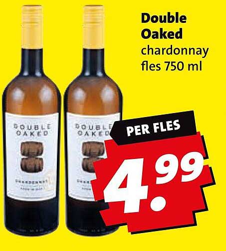 Double Oaked chardonnay fles 750 ml