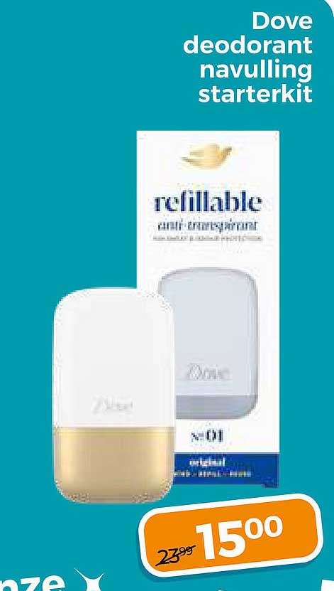 Dove deodorant navulling starterkit