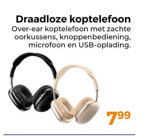 Draadloze koptelefoon