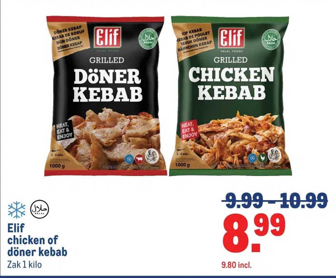 Elif chicken of döner kebab Zak 1 kilo